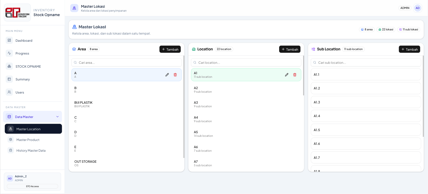 Web App Inventory System preview 6