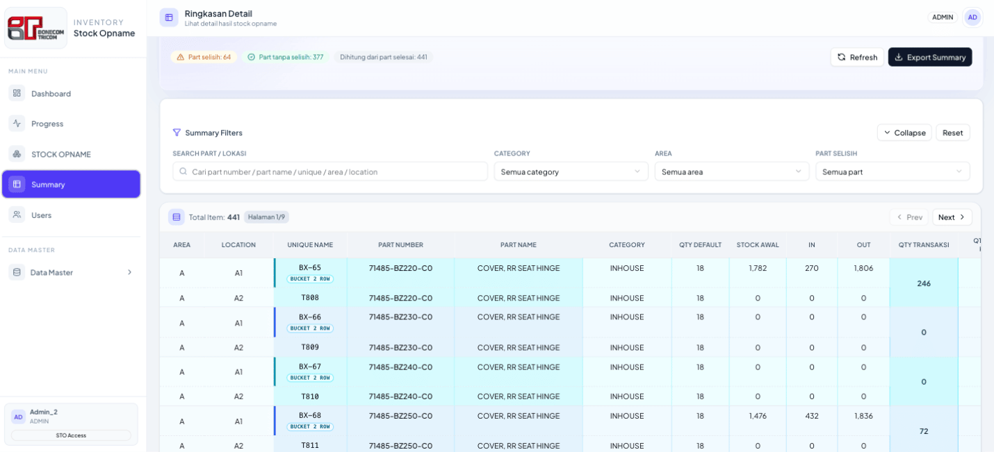 Web App Inventory System preview 8