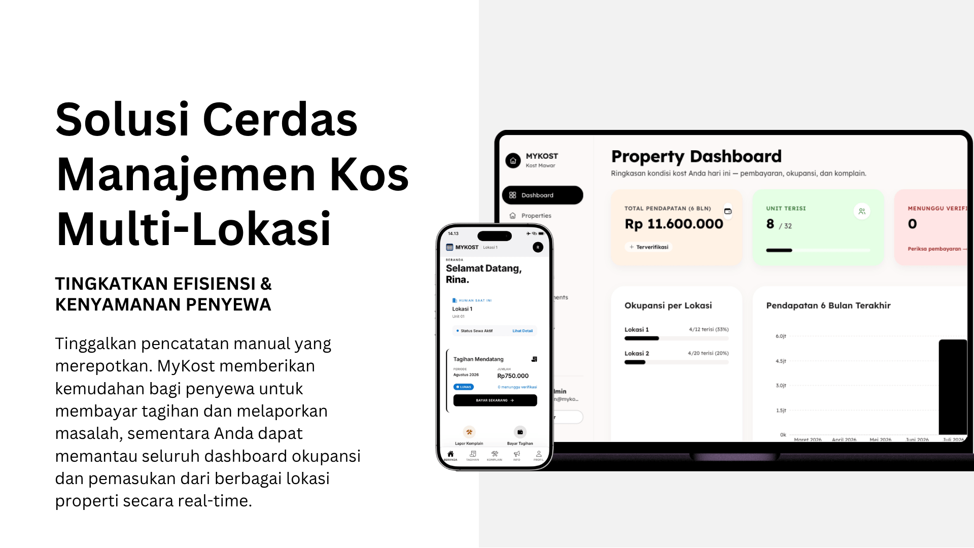 MyKost — Boarding House Management (SaaS)